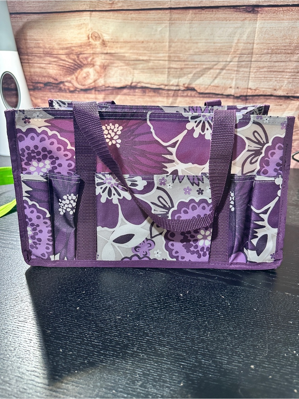 Thirty-one Organizing Tote Plum Awesome Blossom